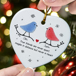 2D Friendship Sea Glass - Personalized Ceramic Ornament