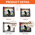 Loss Of Dog In Loving Memory - Personalized Window Hanging Suncatcher Ornament