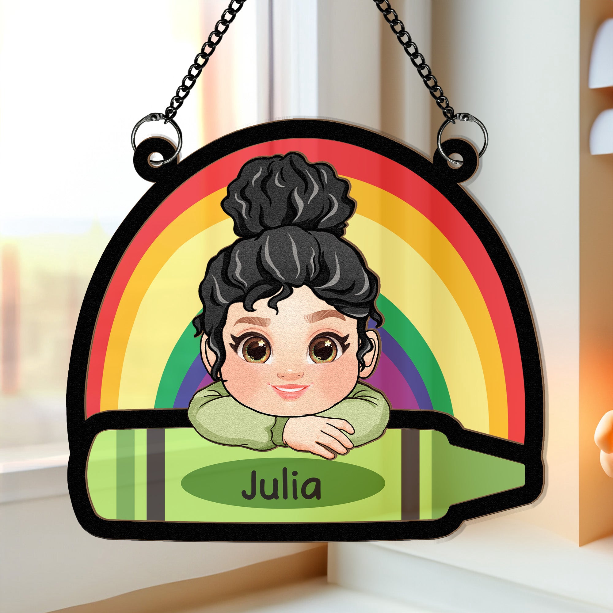 Adorable-Kid-With-Colorful-Crayons-Personalized-Window-Hanging-Suncatcher-Ornament_1