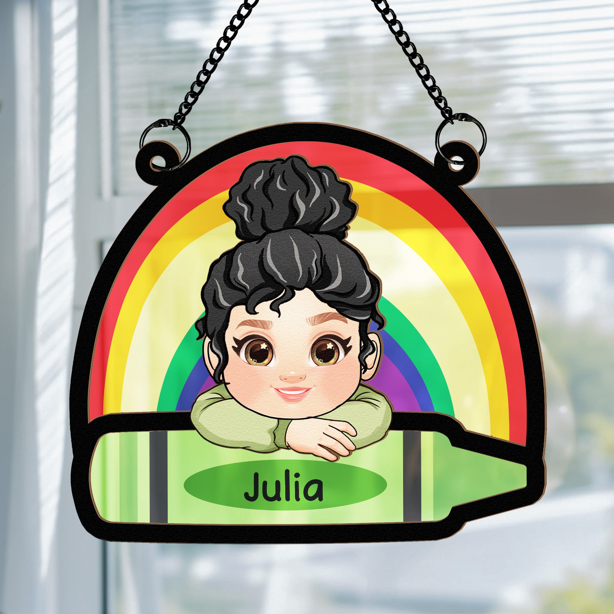 Adorable-Kid-With-Colorful-Crayons-Personalized-Window-Hanging-Suncatcher-Ornament_2