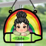 Adorable-Kid-With-Colorful-Crayons-Personalized-Window-Hanging-Suncatcher-Ornament_4