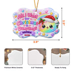 All_I_Want_For_Christmas_Is_Cute_Dumplings_Gift_For_Squishy_Hunter_Personalized_Ornament_5