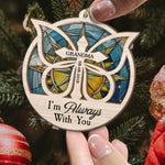 Always With Me - Personalized Suncatcher Ornament