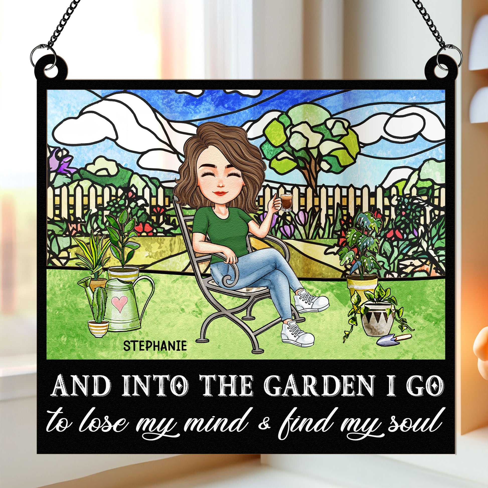 And-Into-The-Garden-I-Go-Gardening-Personalized-Window-Hanging-Suncatcher-Ornament_1