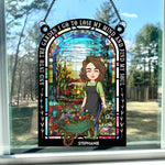 And-Into-The-Garden-I-Go-Personalized-Window-Hanging-Suncatcher-Ornament_3