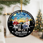 Annoying Each Other Couple Christmas Ornament - Personalized Ceramic Ornament
