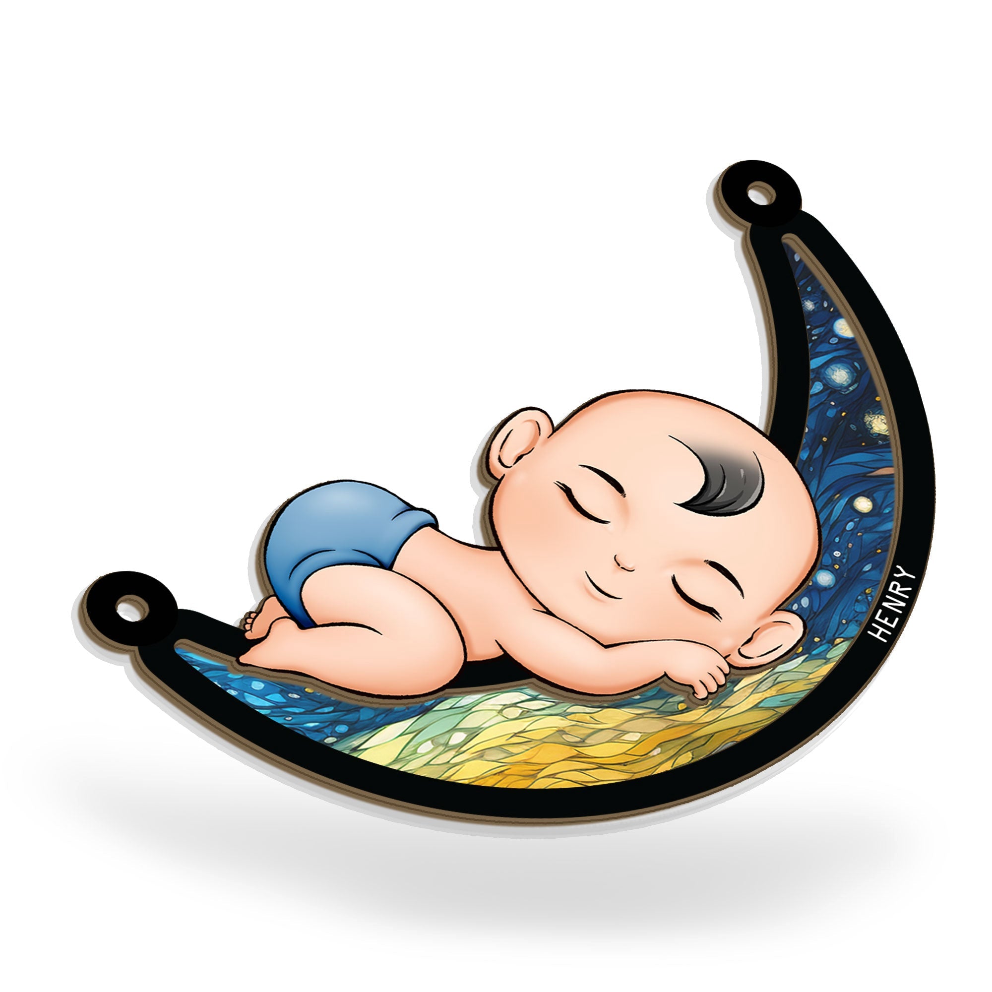 Baby-Sleeping-On-The-Moon-Personalized-Window-Hanging-Suncatcher-Ornament_5