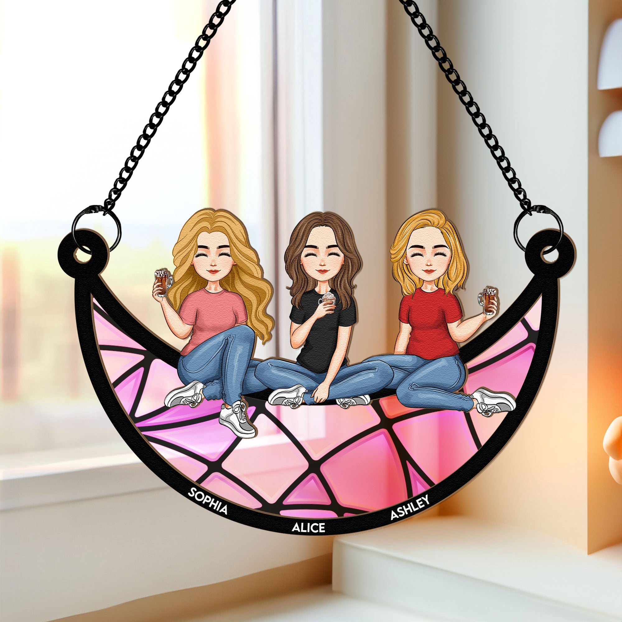Best-Friends-Sitting-On-The-Moon-Personalized-Window-Hanging-Suncatcher-Ornament_1