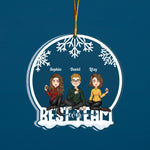 Best Team Ever - Personalized Coworker Ornament - Christmas, New Year Gift For Colleagues, Coworkers, Work Friends