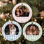 Besties_Photo_Striped_Thank_You_Friendship_Gifts_Custom_Photo_Personalized_Ornament_1