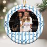 Besties_Photo_Striped_Thank_You_Friendship_Gifts_Custom_Photo_Personalized_Ornament_2