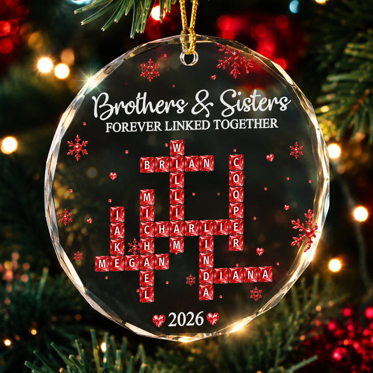 Brothers_Sisters_Forever_Linked_Together_Custom_Scrabble_Crosswords_Family_Names_Personalized_Ornament_3