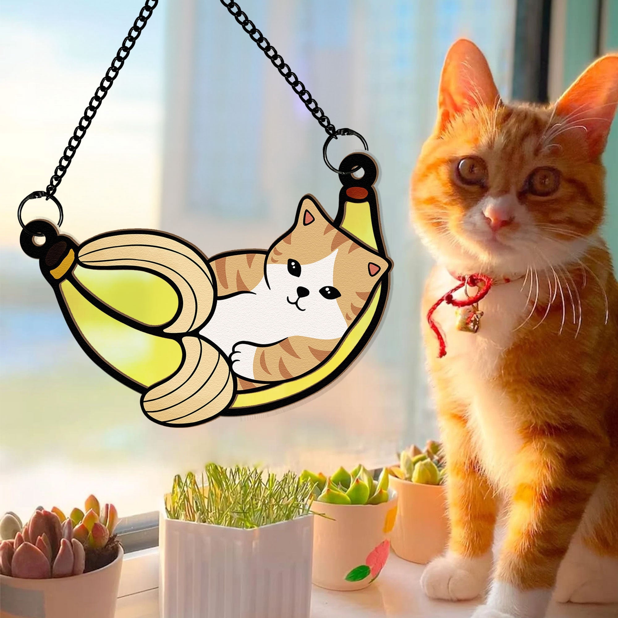 Cat-In-Banana-Personalized-Window-Hanging-Suncatcher-Ornament_3