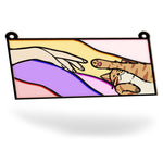 Cat-Reaching-For-Hand-Personalized-Window-Hanging-Suncatcher-Ornament_4