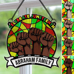 Celebrate-Juneteenth-Personalized-Window-Hanging-Suncatcher-Ornament_1