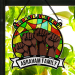 Celebrate-Juneteenth-Personalized-Window-Hanging-Suncatcher-Ornament_3