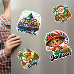 Christmas_In_July_Trip_Cruise_Door_Stateroom_Decor_Xmas_Santa_In_Summer_Personalized_Magnet_4