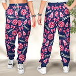 Coquette-Bow-Cheerleader-Custom-Name-Gift-For-Cheerleader-Girl-Personalized-Lounge-Pants_2