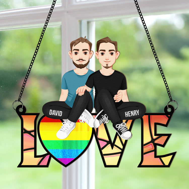 Couple-Sitting-Together-Personalized-Window-Hanging-Suncatcher-Ornament_3