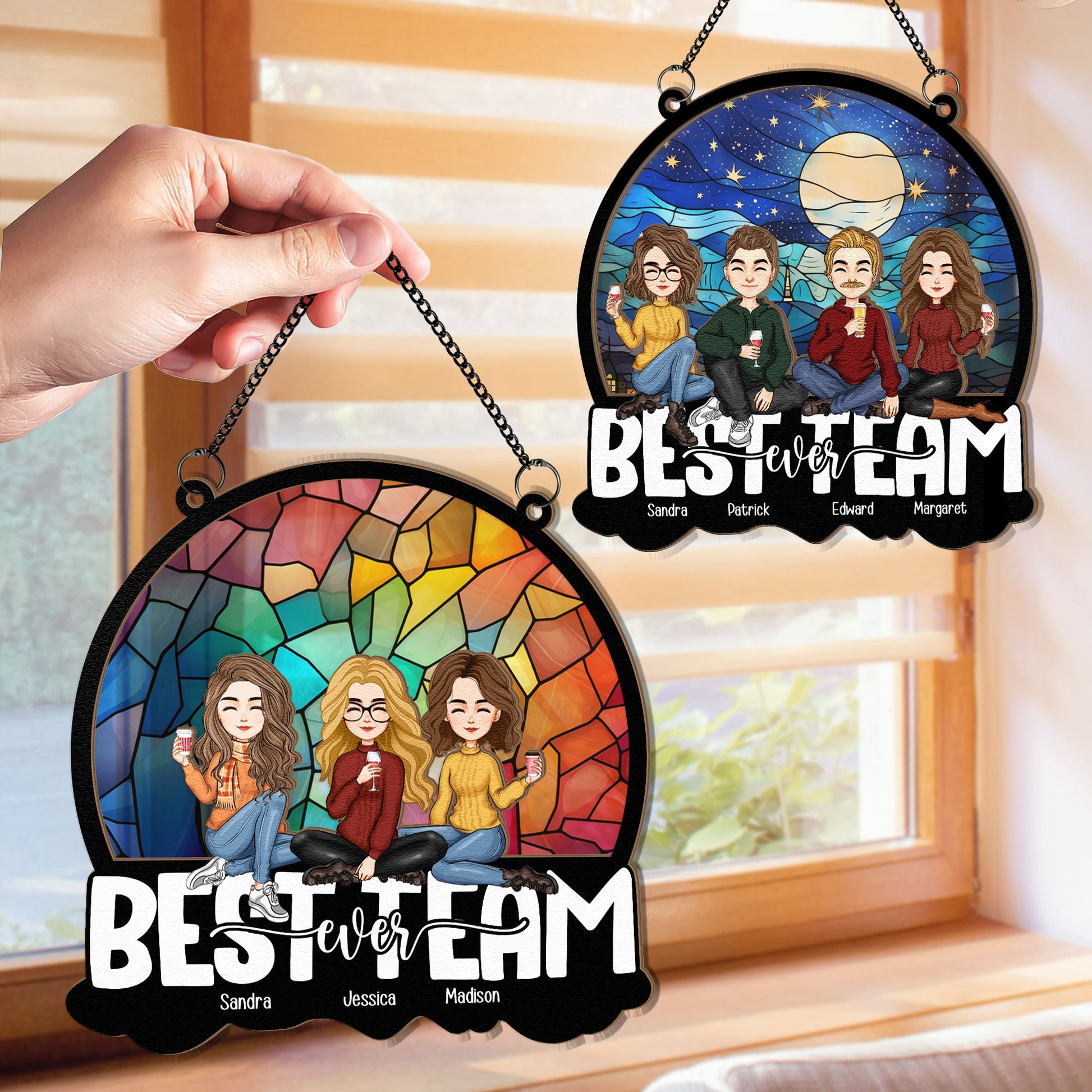 Coworker-Best-Team-Ever-Personalized-Window-Hanging-Suncatcher-Ornament3