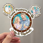 Cruise_Partners_For_Life_Custom_Couple_Photo_Watercolor_Personalized_Magnet_2