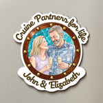 Cruise_Partners_For_Life_Custom_Couple_Photo_Watercolor_Personalized_Magnet_3