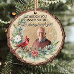 Custom Photo I'm Always With You - Personalized Wooden Photo Ornament
