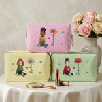 Custom_Birth_Flower_Name_Cute_Character_For_Her_Personalized_Makeup_Bag_2