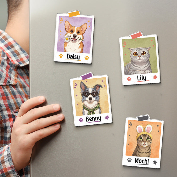 Custom_Pet_Portrait_Cartoon_Style_Colorful_Personalized_Magnet_2