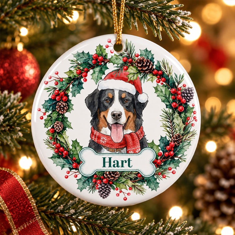 Custom_Pet_Portrait_Christmas_Watercolor_Art_Personalized_Ornament_6
