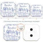 Custom_Photo_Sketch_Line_Art_Gift_For_Friends_Soul_Sisters_Personalized_Magnet_5