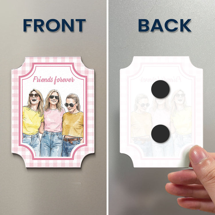 Custom_Photo_Watercolor_Besties_Forever_Friendship_Thank_You_Gift_Personalized_Magnet_3