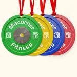 Bumper Plate - Personalized Gym Christmas Ornament