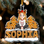 Cute Christmas Family - Personalized Acrylic Ornament