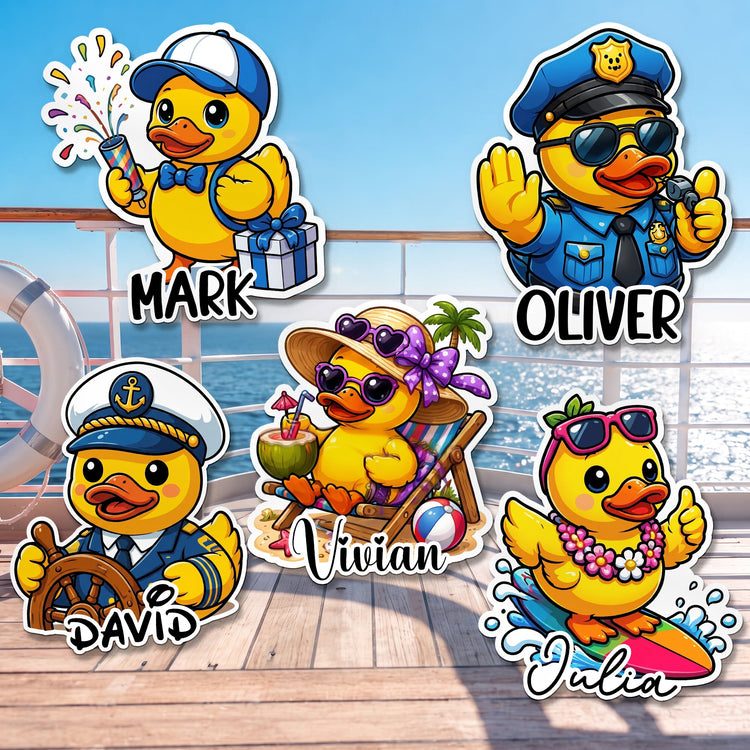 Cute_Duck_Cruise_Door_Signs_Stateroom_Decor_Cruising_Family_Vacation_Girls_Trip_Personalized_Magnet_2