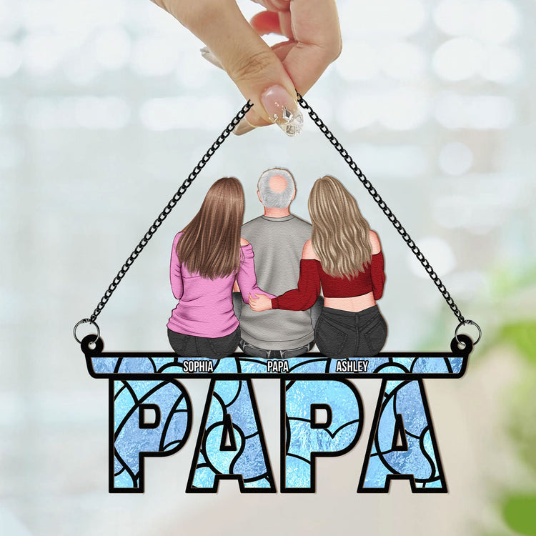 Dad-_-His-Children-Personalized-Window-Hanging-Suncatcher-Ornament_2