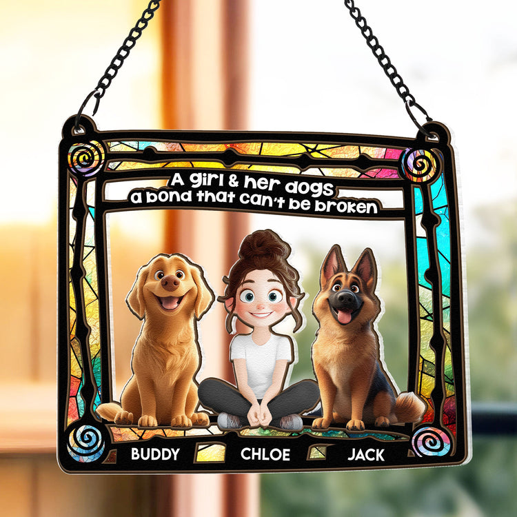 Dog-_-Girl-Sitting-In-Rainbow-Frame-Personalized-Window-Hanging-Suncatcher-Ornament_5