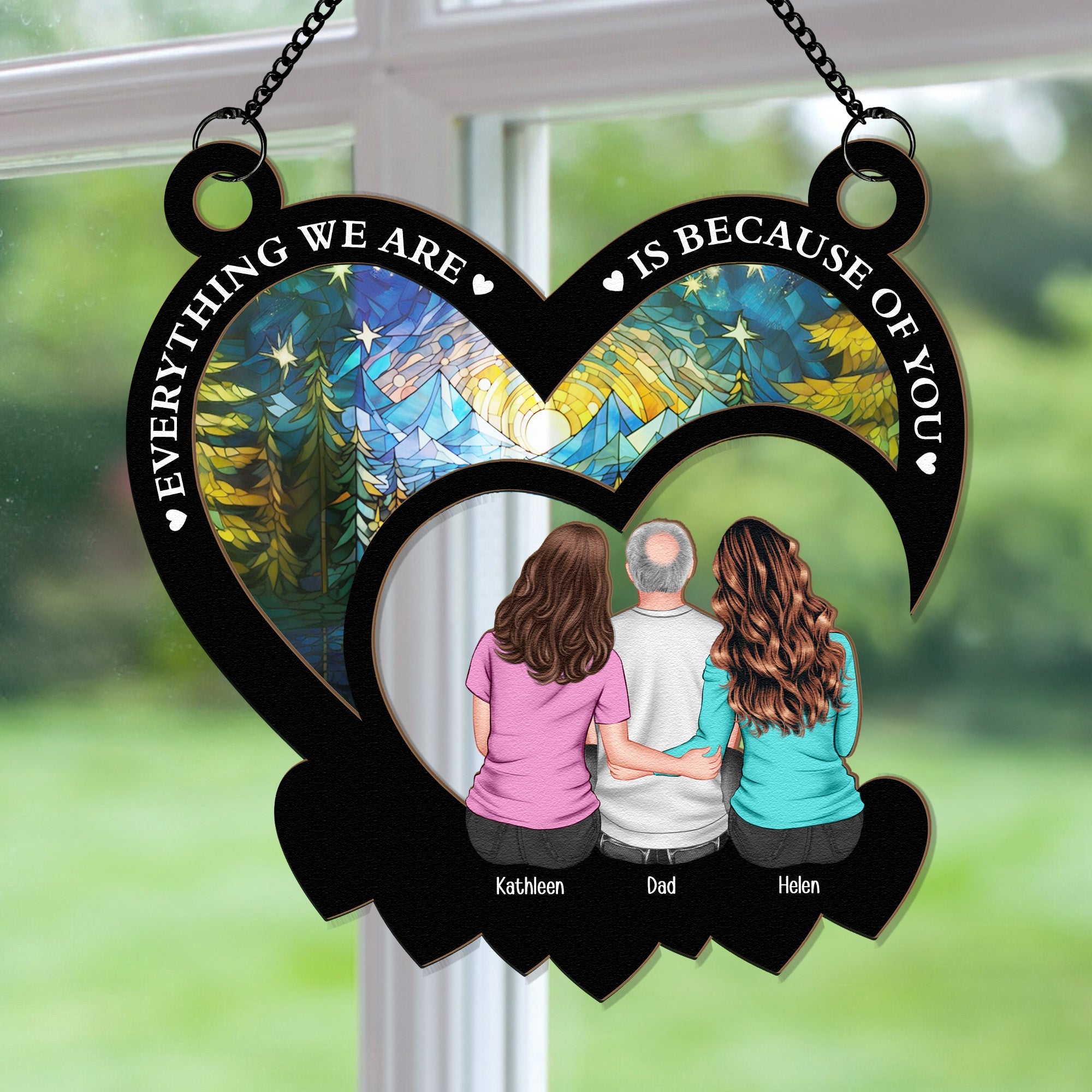 Everything-We-Are-Is-Because-Of-You-Personalized-Window-Hanging-Suncatcher-Ornament1_e0a3da09-8502-4880-b37b-d3f7c86a3be3