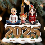 Family Christmas - New Version - Personalized Acrylic Ornament