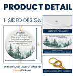For I Know The Plans I Have For You - Personalized Ceramic Ornament