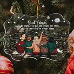 Friends Like Star - Thank You Gifts For Friends, Sisters - Personalized Acrylic Ornament