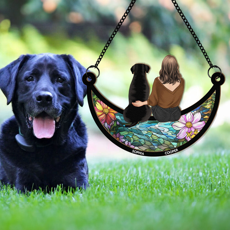 Girl-And-Dog-Sitting-On-The-Moon-Personalized-Window-Hanging-Suncatcher-Ornament_4