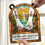 God-Blessed-The-Broken-Road-Personalized-Window-Hanging-Suncatcher-Ornament2