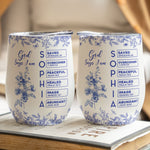 God-Says-I-Am-Name-Letter-In-Bible-Birth-Flower-Toile-De-Jouy-Style-Personalized-Wine-Tumbler_2