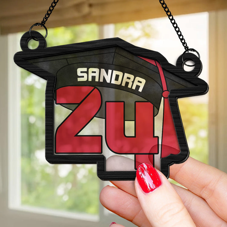 Graduate-Cap-Gift-For-Graduation-Personalized-Window-Hanging-Suncatcher-Ornament2