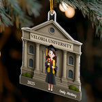 Graduation Keepsake Flat Design - Daughter, Son Gift - Personalized Acrylic Ornament
