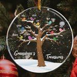 Grandma's Treasures - Personalized Circle Acrylic Ornament