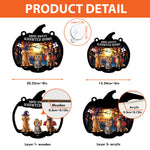 Happy Halloween Home Sweet Haunted Home - Personalized Window Hanging Suncatcher Ornament