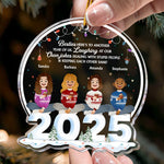 Here's To Another Year Of Us Friendship Christmas Ornament - Personalized Acrylic Ornament