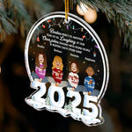 Here's To Another Year Of Us Friendship Christmas Ornament - Personalized Acrylic Ornament